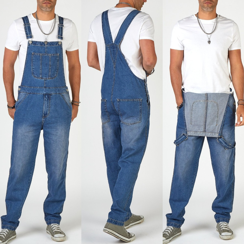 Herrmode cargo jeans hängslen_voghion.com