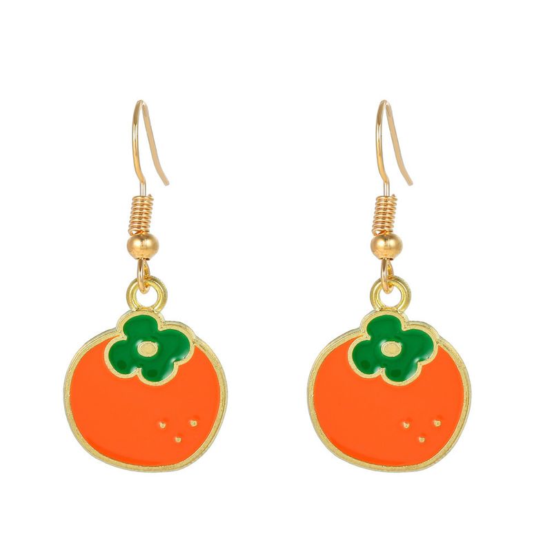 Ensemble de bijoux pour femmes, boucles d'oreilles tendance, motif dessin animé, goutte d'huile, fruits, animaux, géométriques, diamants, cerises_voghion.com