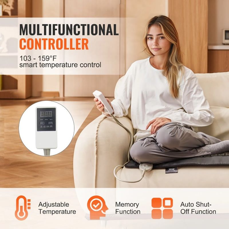 Stone Far 42 Pad Heating Infrared Natural Pad Heating Jade 108 Tourmaline_voghion.com