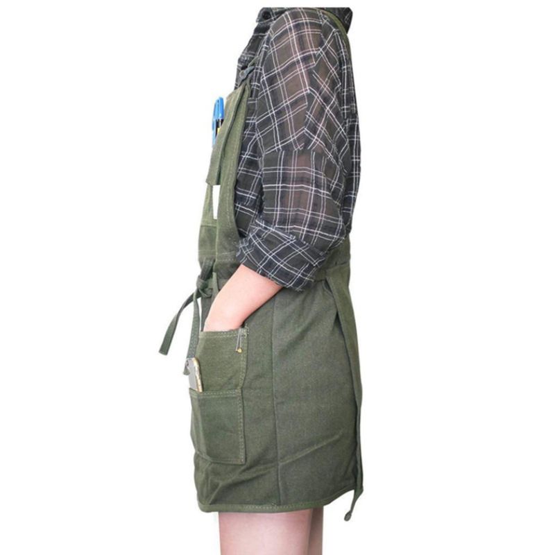 Cross-Border Painting Apron For Baristas, Milk Tea Shops, Hairdressers, Florists, Restaurants, Bars, Unisex Workwear_voghion.com