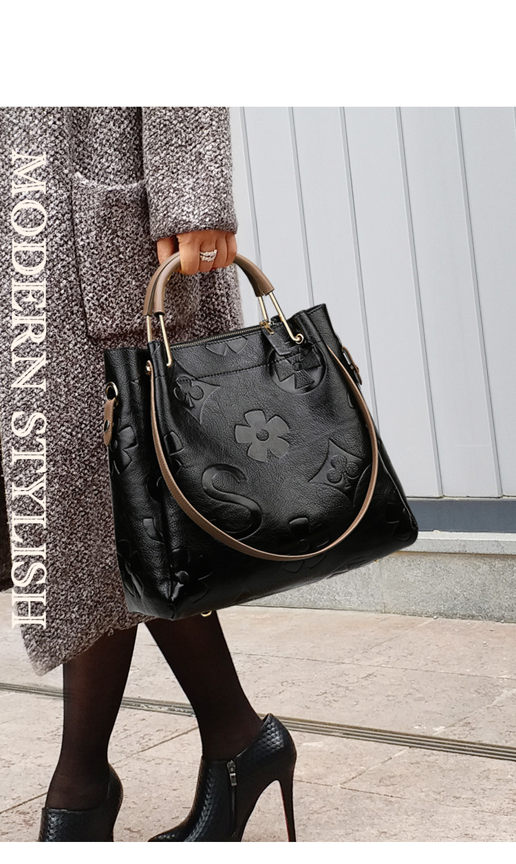 Fashion And Atmosphere 2023 Ny Cross Body Bucket Bag med stor kapacitet Dam One_voghion.com