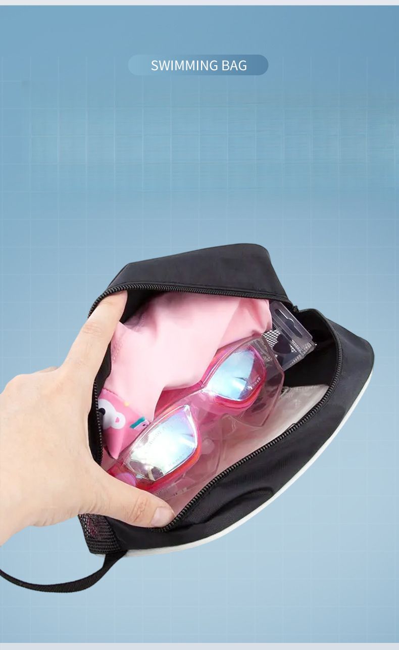 Wasserdichte Schwimmausrüstung für den Außenbereich, große Kapazität, Aufbewahrungsbox für Brillen, lässige Sport-Umhängetasche_voghion.com