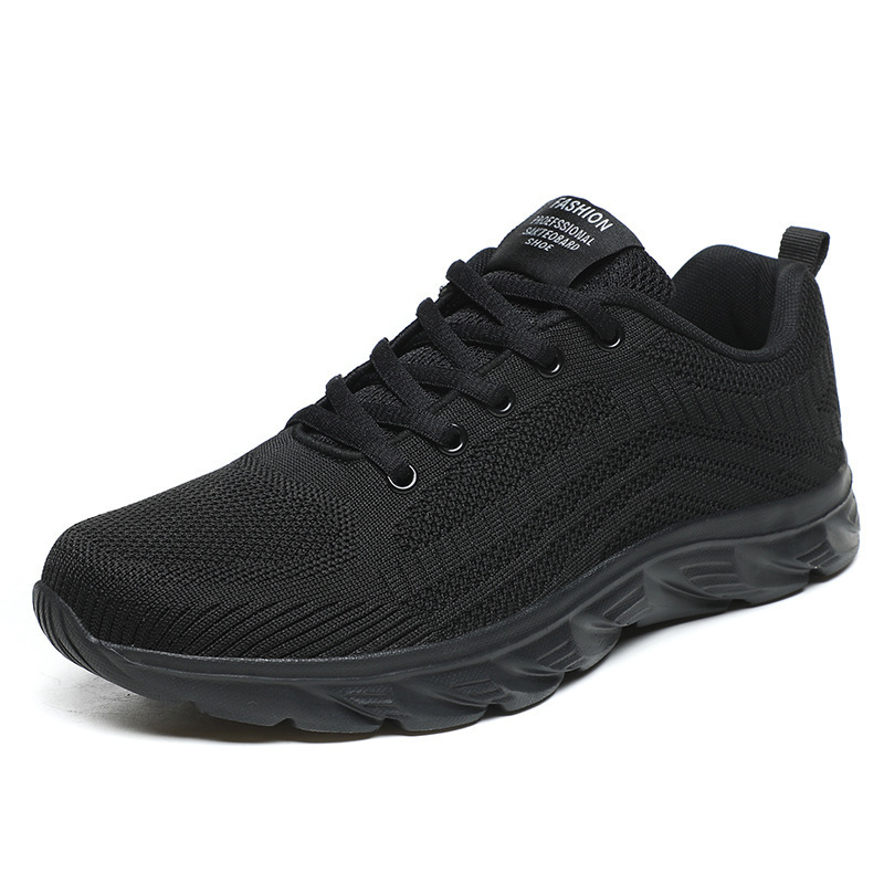 Spring And Autumn New Sports Casual Large Size Breathable Mesh Running Travel Men's Shoes_voghion.com