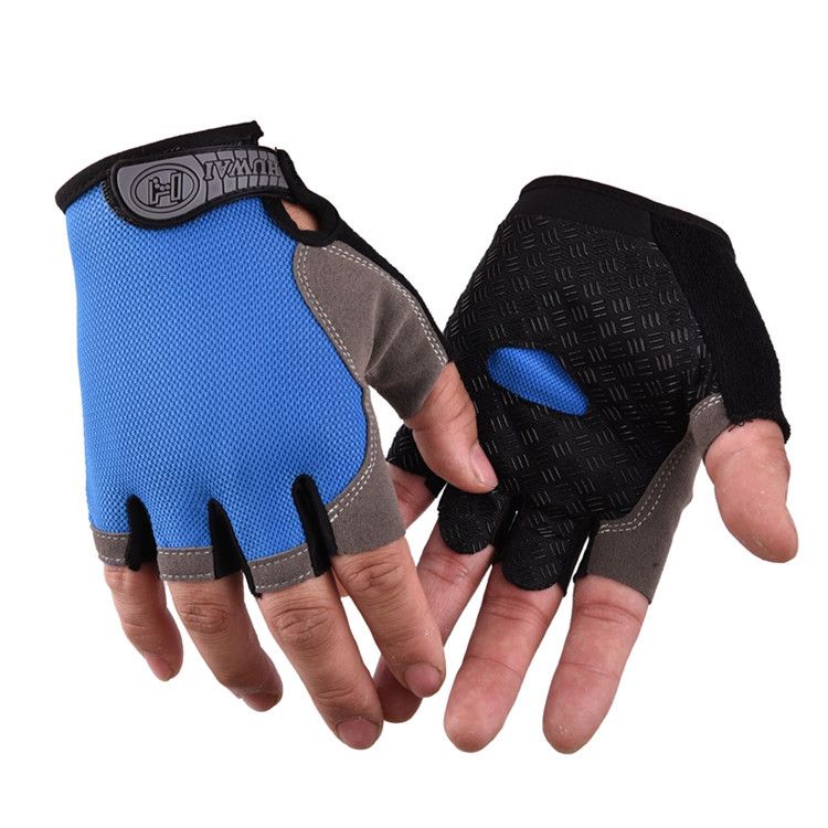 Cycling Half Finger M Spring Summer Non-Slip Fishing Outdoor Mesh Thin Breathable Fingerless Fitness Sports Gloves_voghion.com