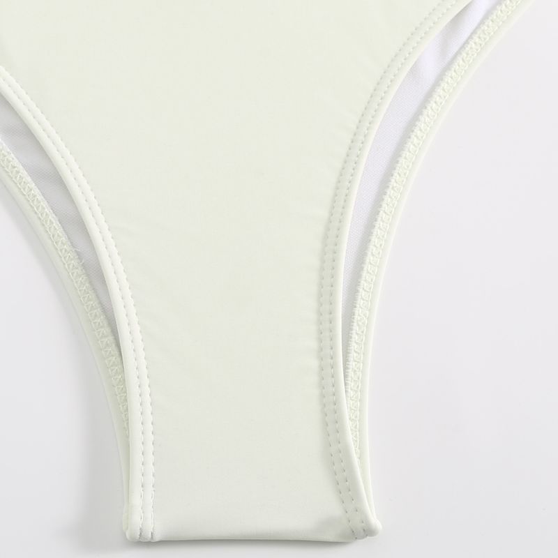 Damkläder Färgmatchning Sexig Ny Rosa Tredelad Mesh Lång Kjol Baddräkt Bikini_voghion.com