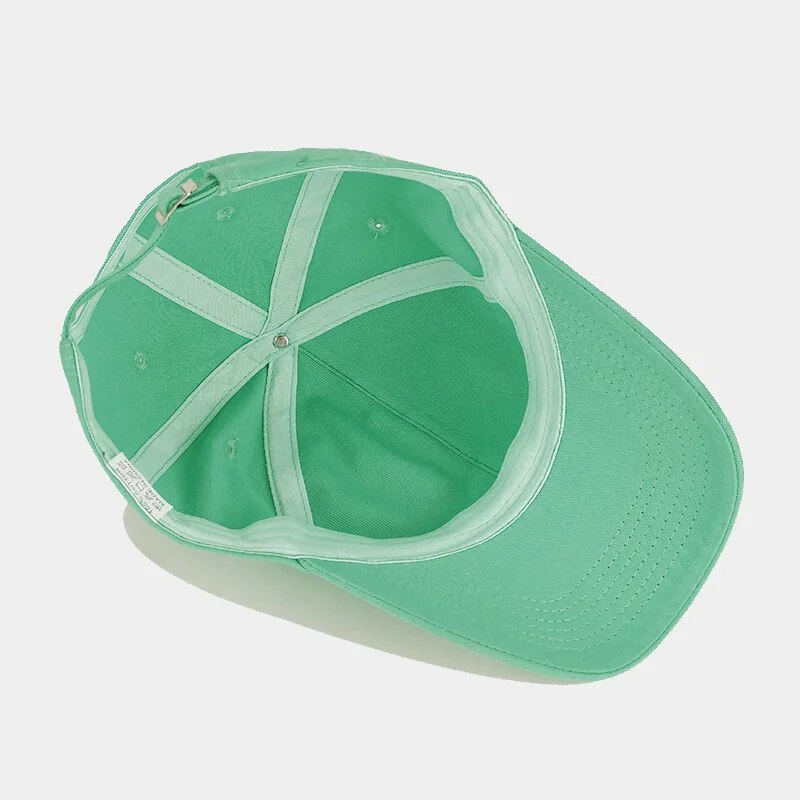 Smiley Face Trucker Washed Dad for Men Women Cute Baseball Caps Unstructured Smile Embroidered Hat_voghion.com