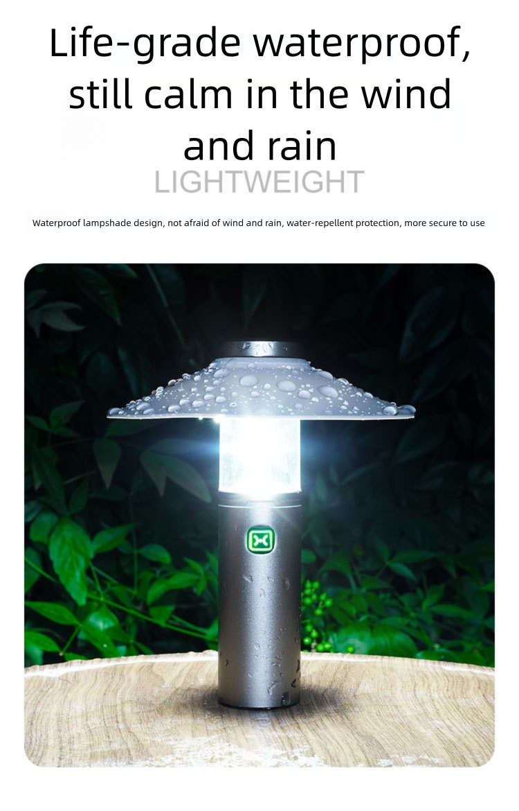 Lange Akkulaufzeit, Mini-Camping-Atmosphäre, tragbare LED-Streifenleuchte, multifunktionale Zeltleuchte für Outdoor-Camping, multifunktionale Zeltleuchte_voghion.com