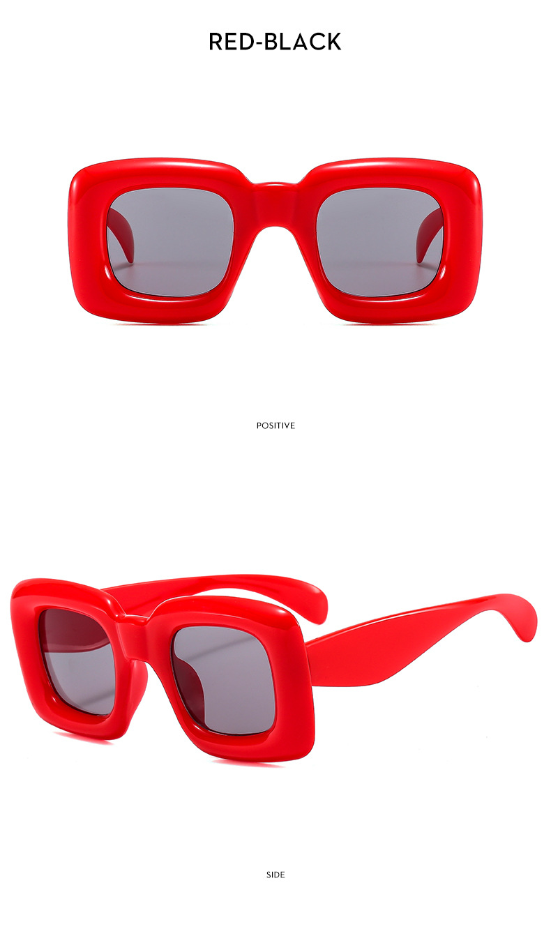 Gafas de sol para niños, gafas de sol cuadradas con burbujas, gafas de sol divertidas para bebés, gafas bonitas para hombres y mujeres_voghion.com