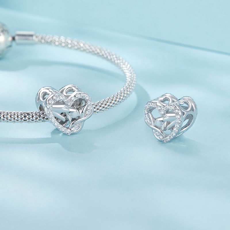 Infinite Love Charm Sterling Silver Charm_voghion.com