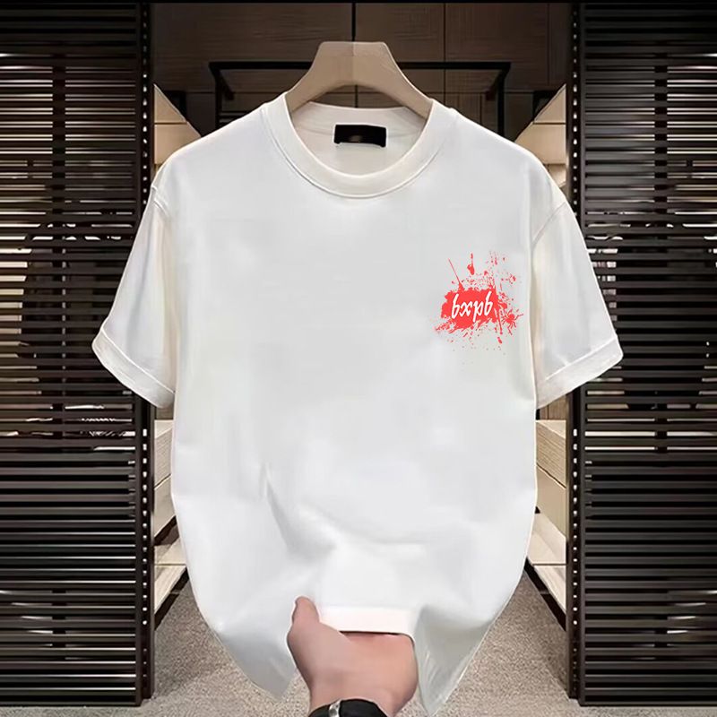 Helt ny sommer-T-shirt med korte ærmer og trendy tøj til mænd_voghion.com