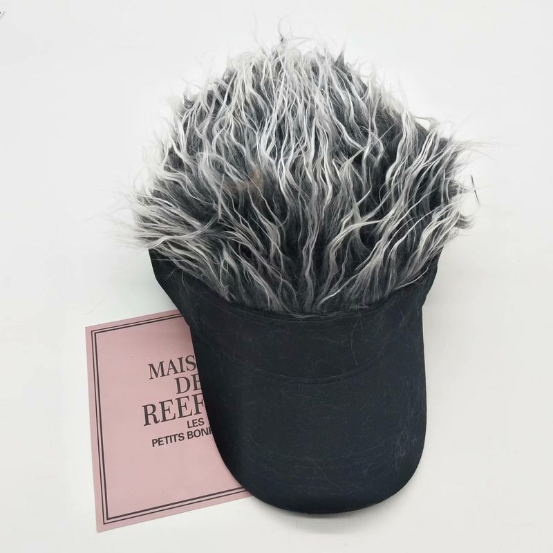 Beliebte Erwachsenenperücke Baseball Hip Hop Golf Entenzunge Sonnenschirm Hut_voghion.com