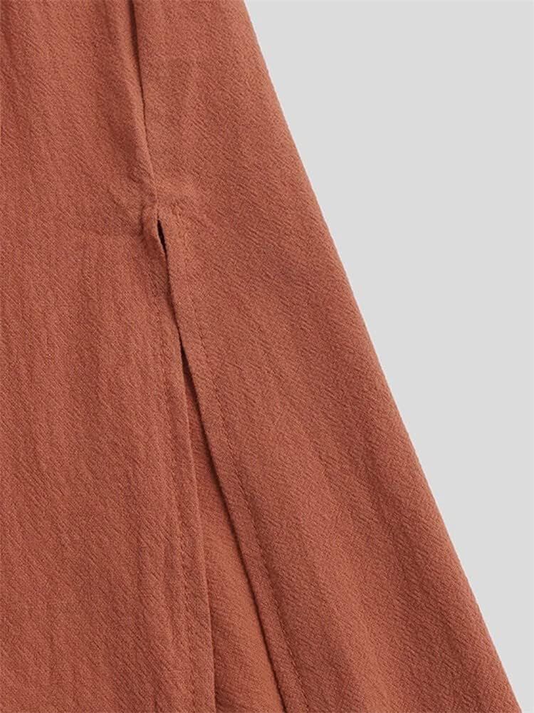 Vestidos musulmanes, bata Jubba Thobe, Oriente Medio islámico, caftán, camisón holgado para hombre, pijama de una pieza con mangas largas_voghion.com