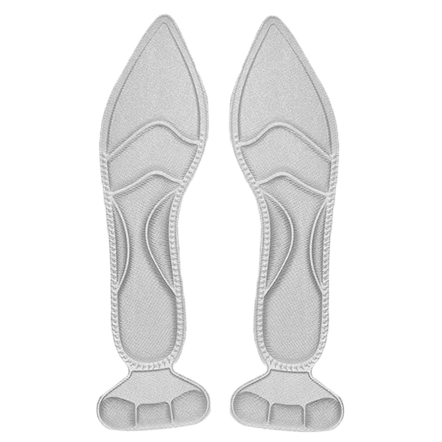 7D Memory Foam Inole Pad Inert Pot Back Ademend Anti-lip Voor Hoge Hak Schoen 2 IN 1 Inert Beschermschoen_voghion.com