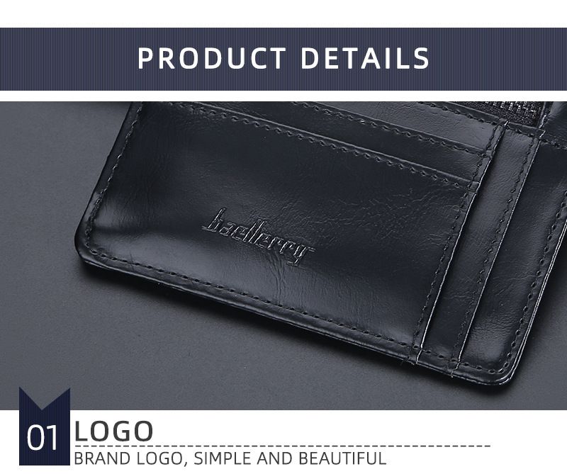 Baellerry neue männer karte halter dünne multi-karte slot zipper karte halter business PU karte halter männer der großhandel_voghion.com