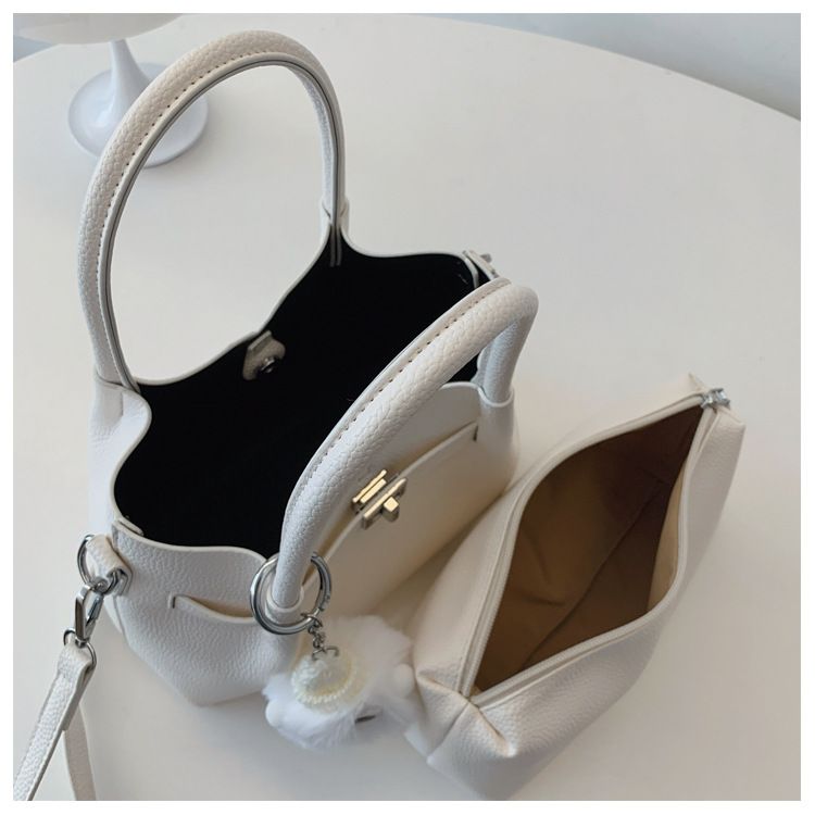 Borsa a secchiello personalizzata alla moda per donna, borsa a tracolla sottobraccio, borsa a mano casual da pendolare_voghion.com