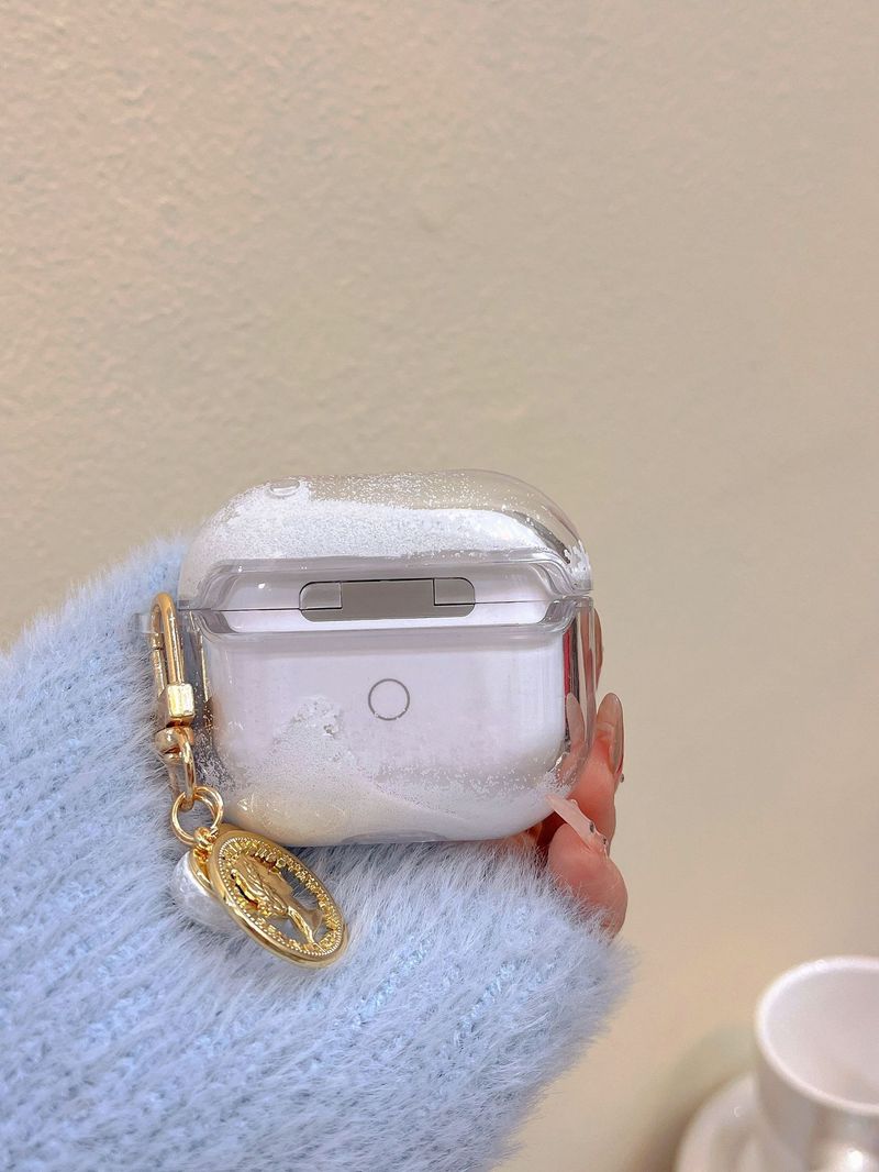 Three-dimensional laser love for Airpods 3 protective case niche Pro2 Bluetooth 1/2 generation earphone case quicksand_voghion.com