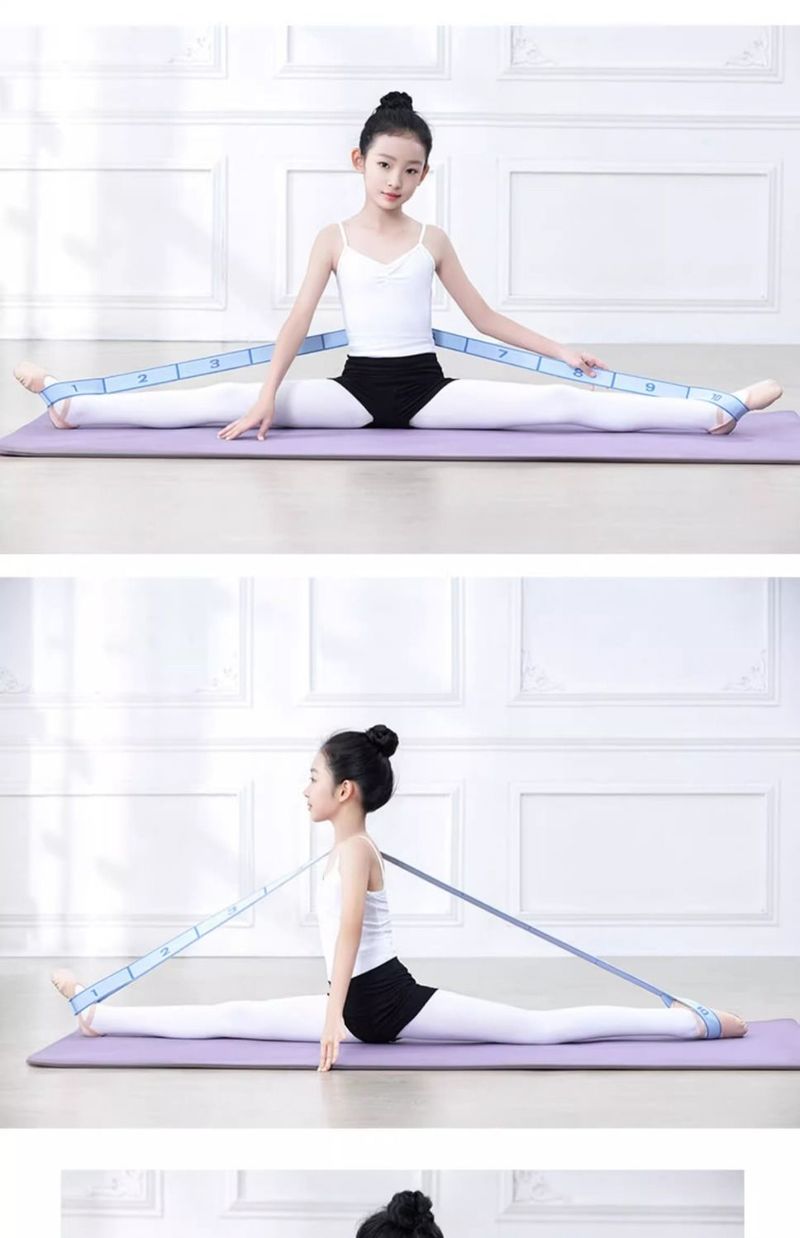 Children's Dance Practice Elastic Stretch Digital Segmented Yoga Latin Fitness Resistance Band_voghion.com