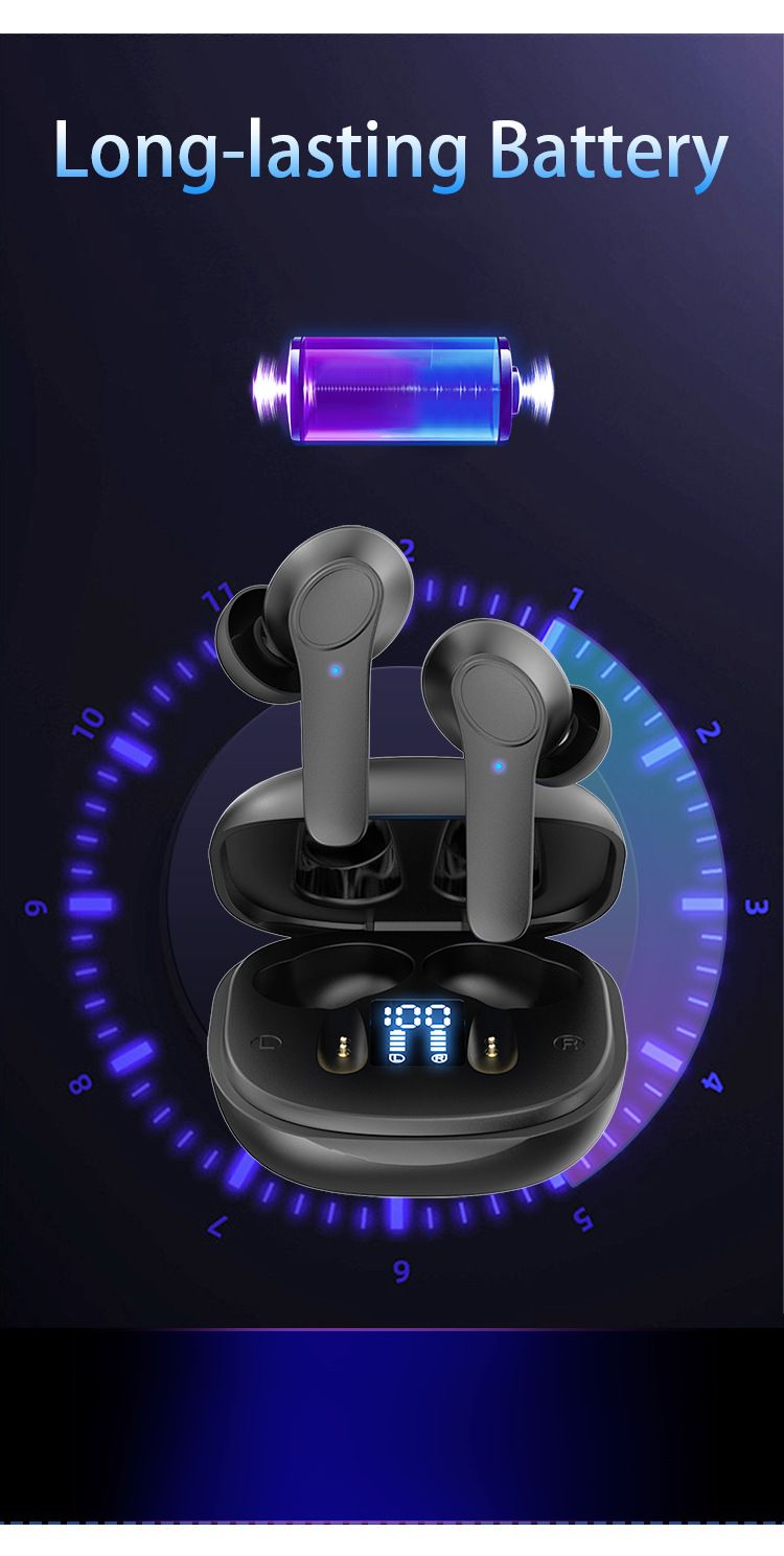 B11 Smart Voice Translation Earbuds - Real-Time Multilingual Translator With Bluetooth, Dual-Ear Design For English & Chinese_voghion.com