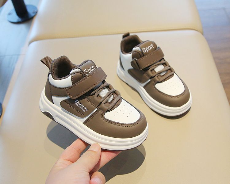 Nya små vita flickskor High Top Pojkar Casual Board Shoes Mjuka sulor Babyskor_voghion.com