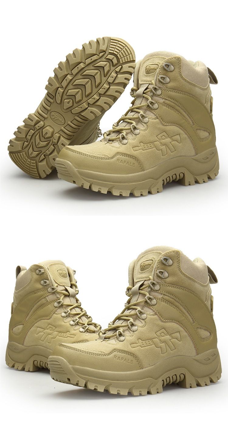 Fall/Winter New Plus Size High-Top Boots Men's Warm Snow Boots, Martin Boots, Hiking Boots_voghion.com