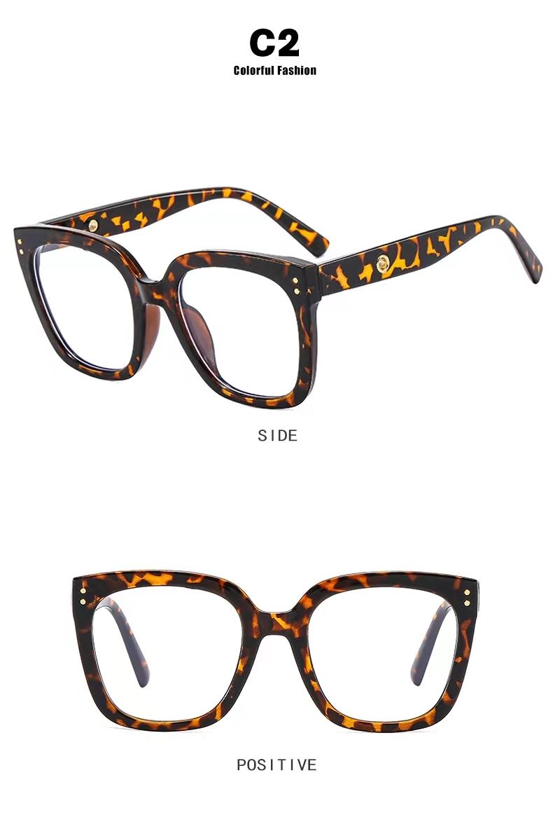 Anti Blue Light Reading Glasses Women Men Large frame Custom Computer Eyeglasses Unisex_voghion.com