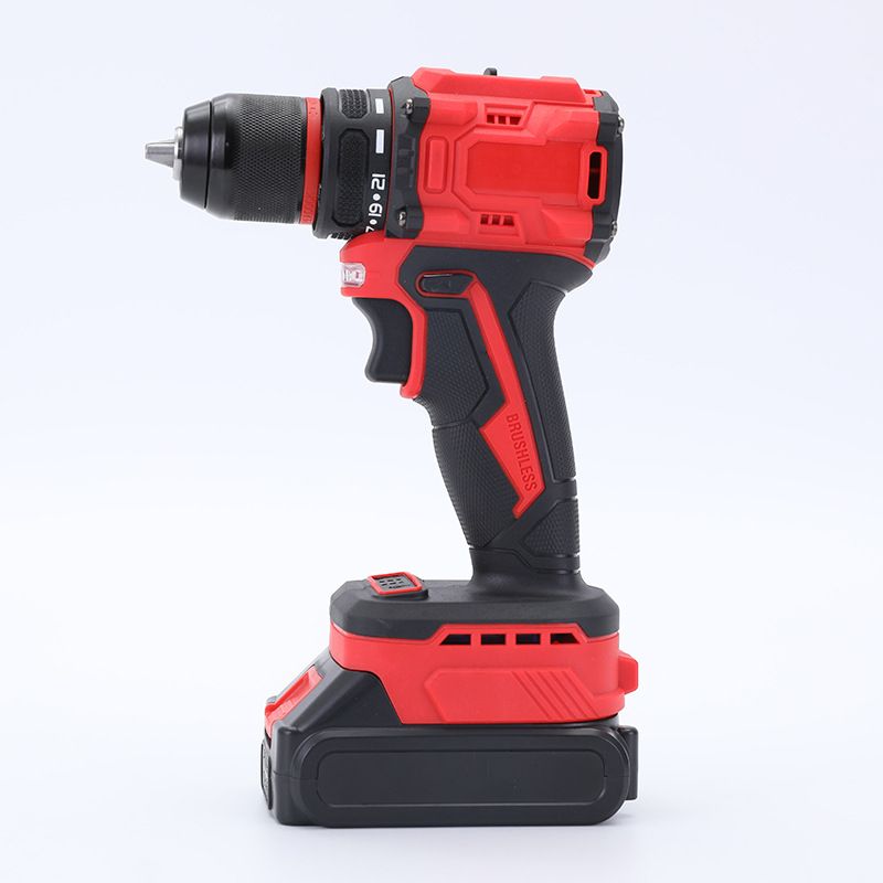 Taladro inalámbrico de 21 V con motor sin escobillas, alto par, multifunción, batería de litio, para carpintería, perforación de metal y bricolaje._voghion.com