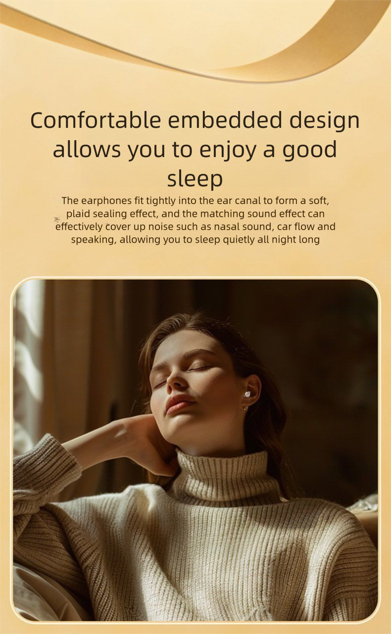 Mini Invisible Sleep Bluetooth Earbus Wireless In-Ear Long Battery Life 2024 New Moel Compatible With An_voghion.com