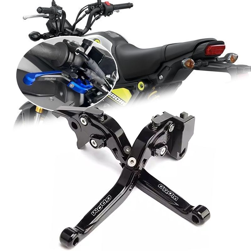 FOR MSX 125 GROM 2024 New Motorcycle parts CNC 6-speed adjustable retractable foldable brake clutch lever msx 125 grom 2019-2024_voghion.com
