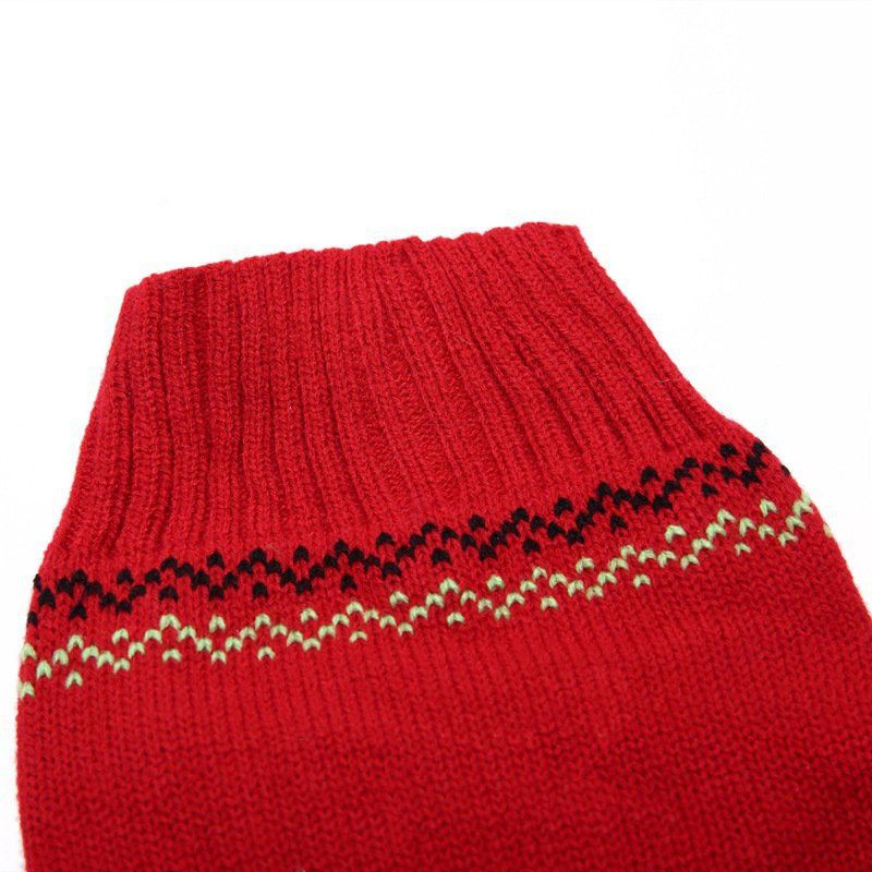 Christmas pet Clothing Red Nose Deer pet sweater Poodle Teddy Small medium large dog sweater_voghion.com