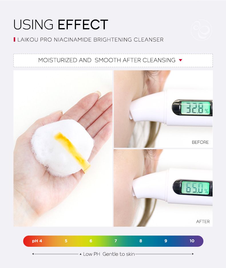 Cleansers Niacinamide Facial Cleanser 50g Cleansing Skin Hydrating Moisturizing_voghion.com