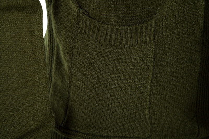 Men's Clothing Cardigan Sweater Sweater Sleeves Stitched Thick Men's Sweater_voghion.com