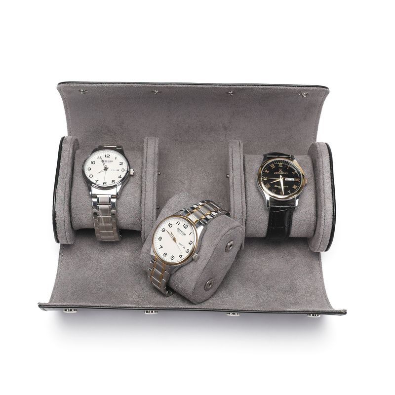 Pu Leather Watch Storage Box 1 2 3 Watch Multi-position High-end Travel Watch Box Bracelet Box Portable Watch Box_voghion.com