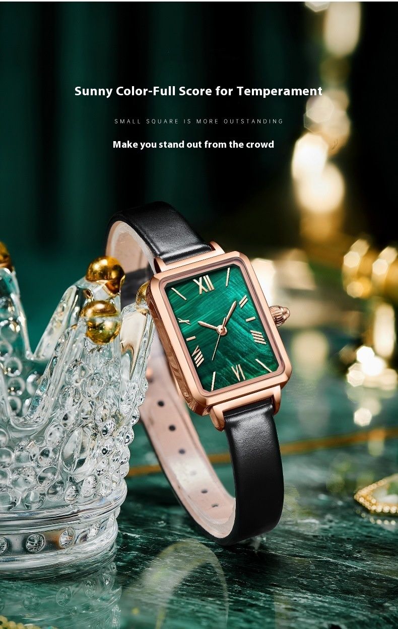 New light luxury ladies small simple temperament small square watch_voghion.com