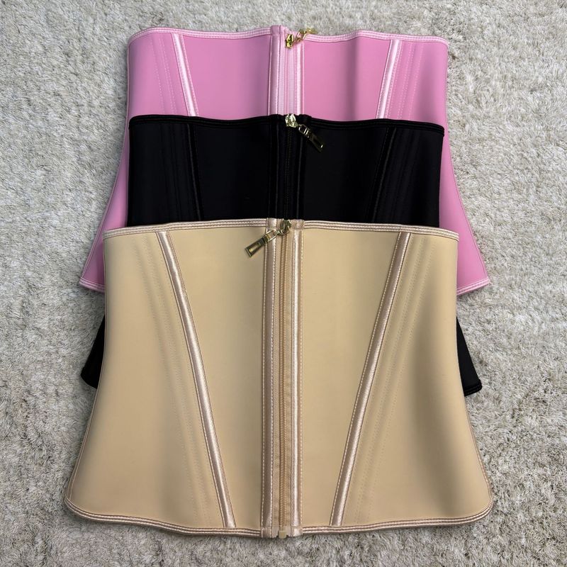 Ondergoed & Nachtkleding Dubbellaagse Latex Strakke Taille- en Buikband Sportvormgeving Zweet Fitness Tailleafdichting_voghion.com