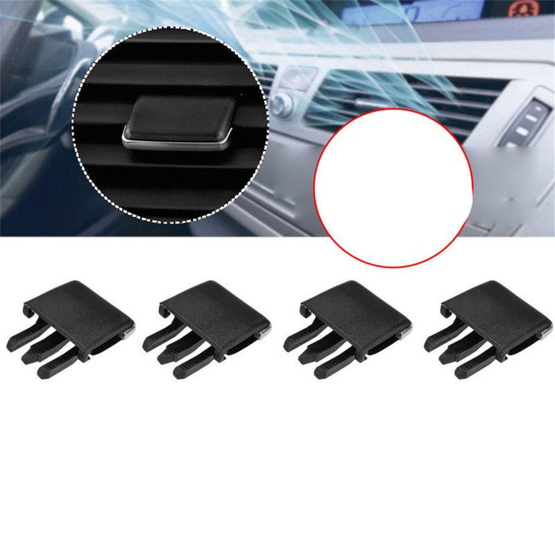 4Pcs Auto Car Center Dash A/C Vent Louvre Blade Slice Air Conditioning Leaf Clips Set Accessories_voghion.com