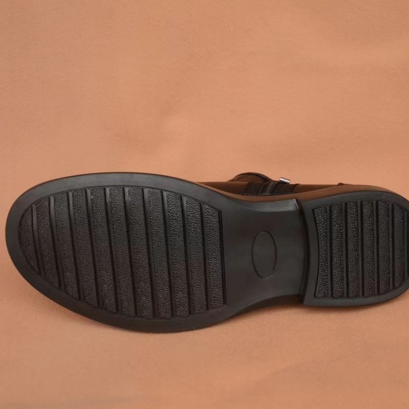 Cowhide Single Layer Low Top Men's Casual Shoes Breathable Genuine Soft Leather Boots Men_voghion.com