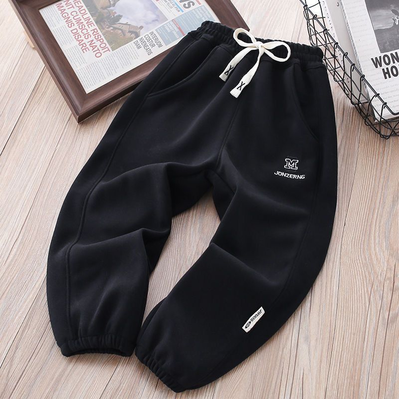 "Kids' Casual Jogger Pants With Cartoon Print - Soft Cotton Blend For Boys & Girls (3-8 Years, 100-140cm)"_voghion.com