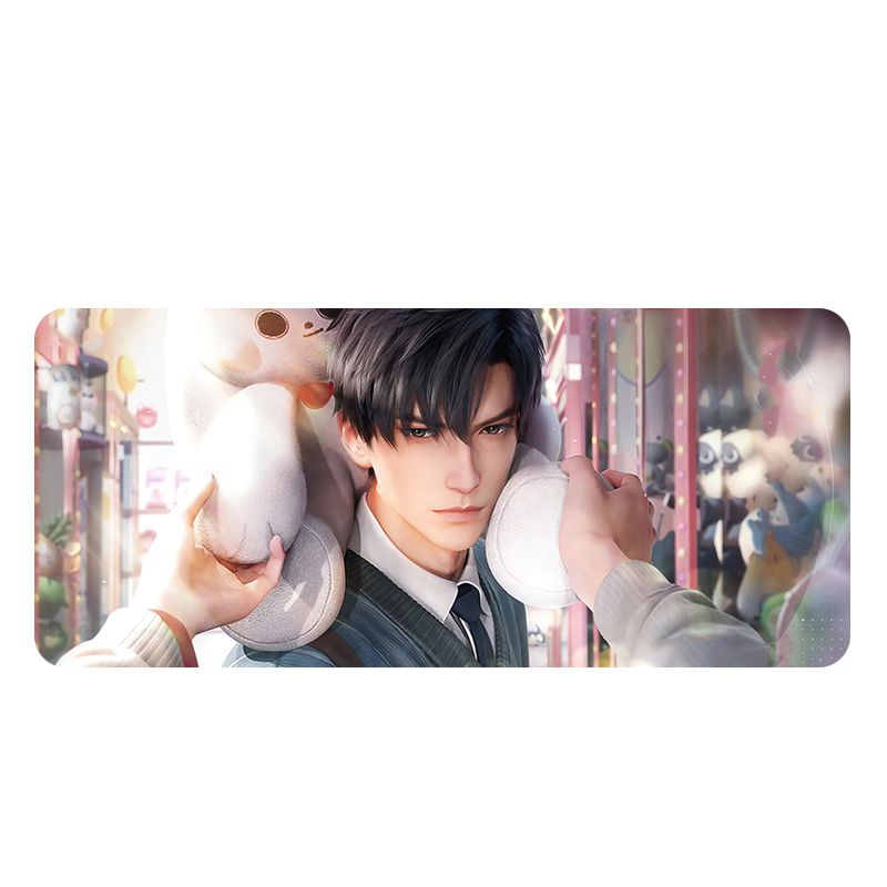 Tappetino per tastiera e mouse extra large ispessito di qualità imbattibile Love And Deep Space che circonda il gioco Li Qi Yu Shen Xing_voghion.com