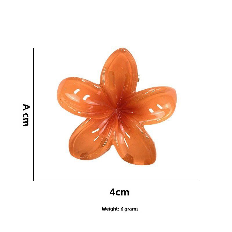 4 cm große Haarspangen in Eierform – bunte kleine Blumenhaarnadeln für Mädchen (süßes, frizzfreies, süßes Haar-Accessoire)_voghion.com