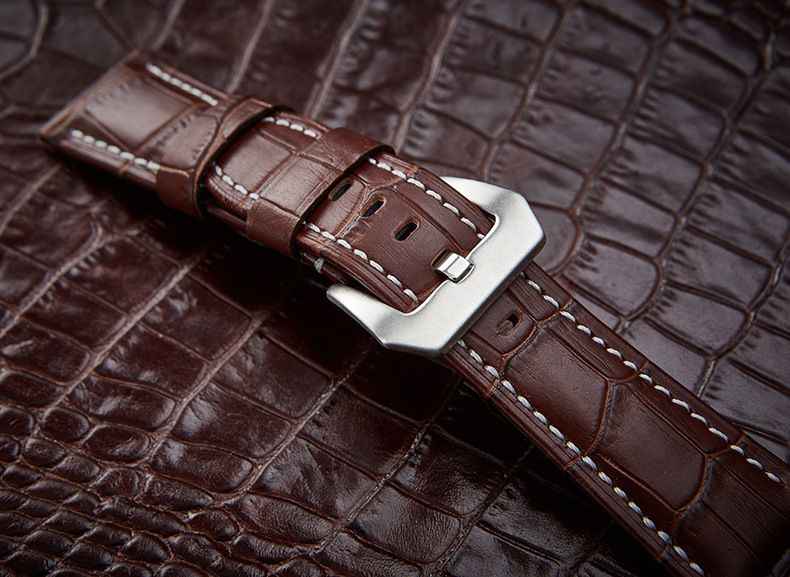 Premium Genuine Leather Watch Band For Men - Distressed Full Grain Cowhide, Rugged & Stylish, Fits 20mm To 26mm Watches_voghion.com