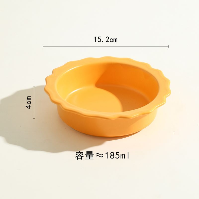 Keramik-Trinknapf mit Halsschutz für Haustiere, großes Fassungsvermögen, schräg, für Katzen, Reisfutter, Großhandel_voghion.com