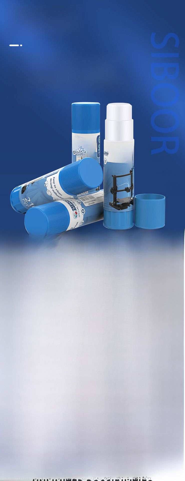 Piattaforma magnetica per stampante 3D, colla solida, stick, reticolo, vetro satinato, PVP, non tossico, forte, speciale, colla all'ingrosso_voghion.com