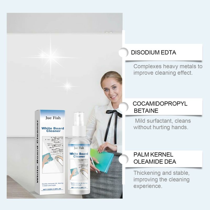 Jue-Fish Whiteboard Cleaner Office Classroom Oil-Based Marker Whiteboard Handwriting Removal Cleaner_voghion.com