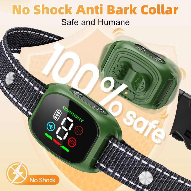 Cross-Border Private Model Device Automatic Anti-Barking Smart Sensor Anti-Interference Vibration Small Dog Collar_voghion.com