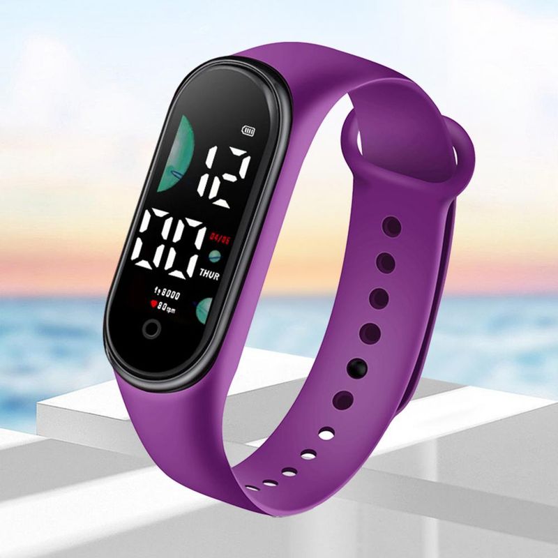 Kids Electronic Sports Waterproof Wrist Large Font Screen LED Display Luminous Auto Date Full Calendar Digital Watch_voghion.com