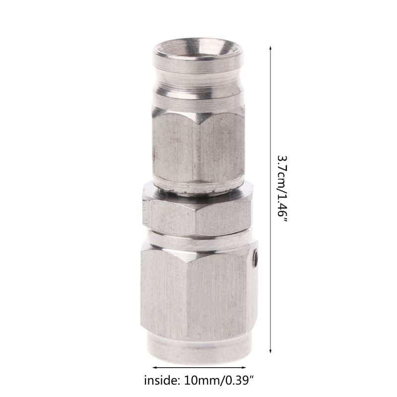 AN -3 To M10x1.0 Straight Stainless PTFE Brake Clutch Hose Fitting Drop Shipping_voghion.com