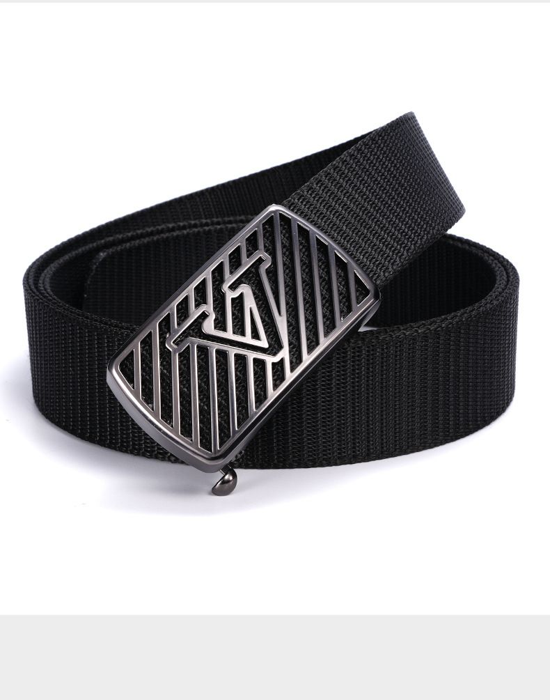 Vīriešu neilona austa automātiskā sprādze, āra taktiskā jostas biksēm, vīriešu_voghion.com