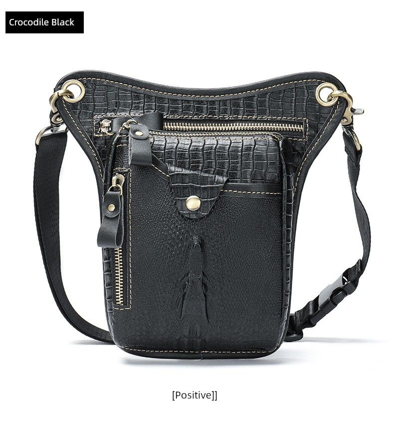 MVA New Arrival Outdoor Sports First Layer Cowhide Leg Bag_voghion.com