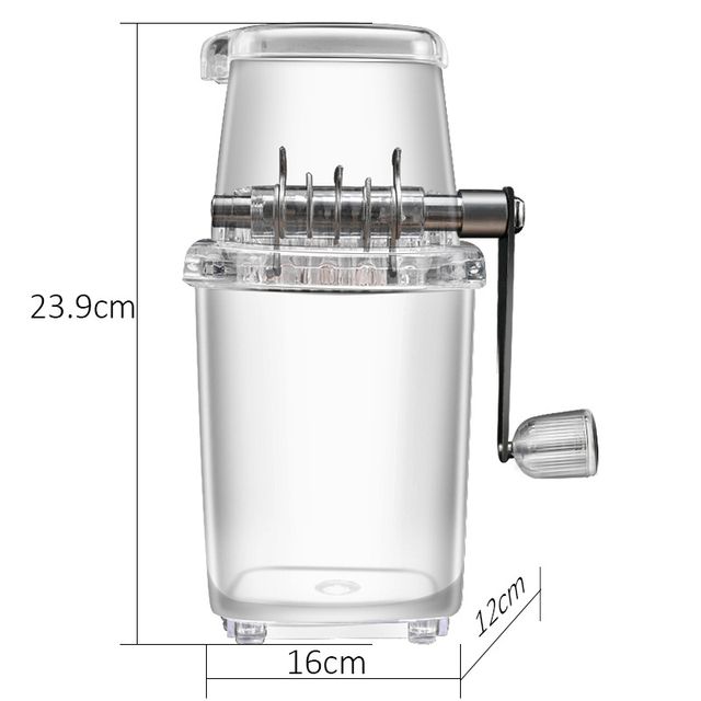 Huishoudelijke handmatige ijscrusher, multifunctionele handmatige ijsschaaf, ijsmes, keukenbar-ijsmixer, multifunctioneel gereedschap_voghion.com