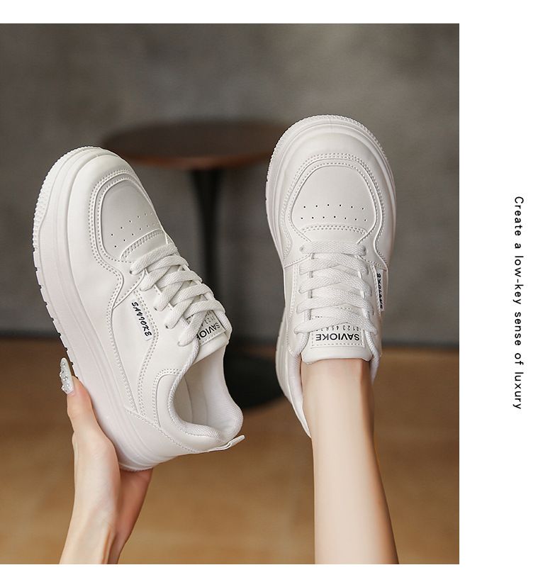 Scarpette bianche per bambini, ragazze, studenti, tempo libero, sport, scarpe da tavola versatili, tiro da strada_voghion.com